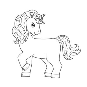 imprimir desenho de graça de unicórnio