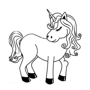 unicórnio imprimir e colorir