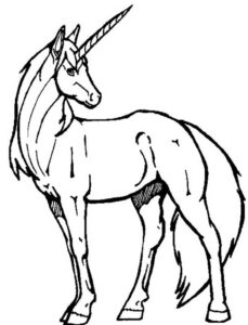 desenho de unicornio adulto para imprimir e pintar