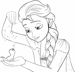 desenho de frozen para pintar de graça