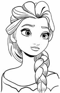desenhos da frozen para colorir