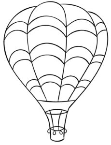Balão para colorir