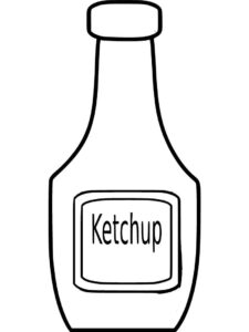 Ketchup para Colorir