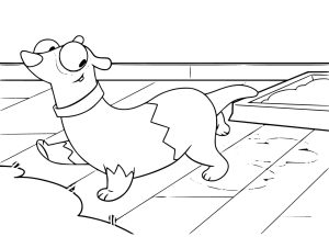 colorir desenho de boris e rufus