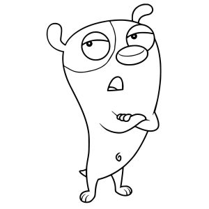 boris e rufus para colorir e pintar