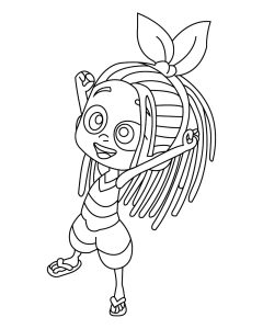 desenhos personagens super sema para imprimir e colorir