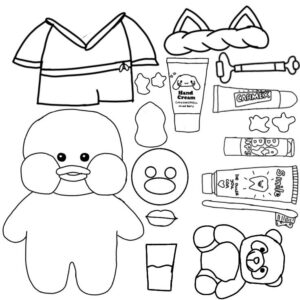 paper duck roupas acessórios e brinquedos para imprimir