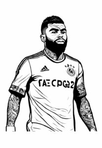 desenho de gabigol grátis para crianças para colorir