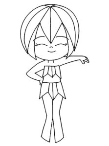 desenho das princesas do mar ester para imprimir gratuitamente