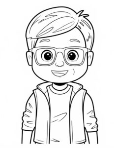 desenho imprimível de mr beast para pintar