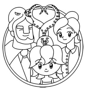 baixar desenho animado princesas do mar para colorir