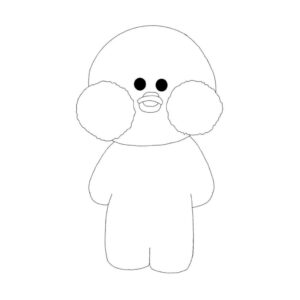 downlod de paper duck para personalizar grátis