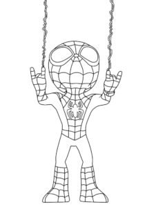 imagem de spidey para pintar