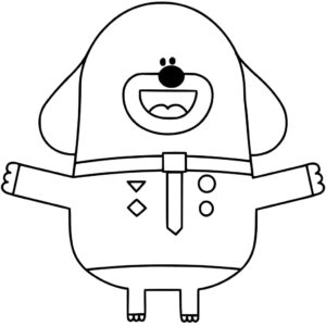 desenho de duggee para colorir