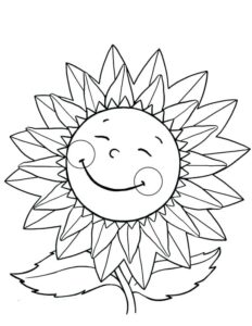 baixar desenho de girassol grátis
