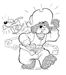 desenho de fofão imprimível para colorir