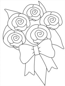 desenhos de flores simples para colorir