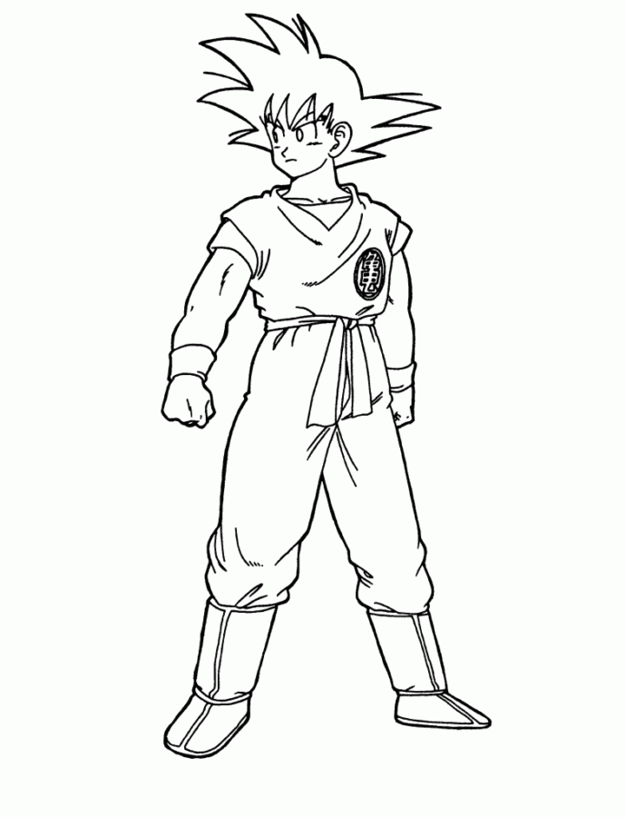 desenhos de dragon ball para imprimir e colorir