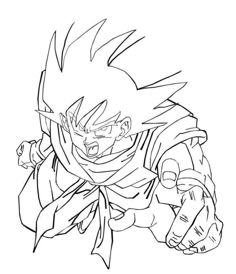 desenho de dragon ball para imprimir grátis