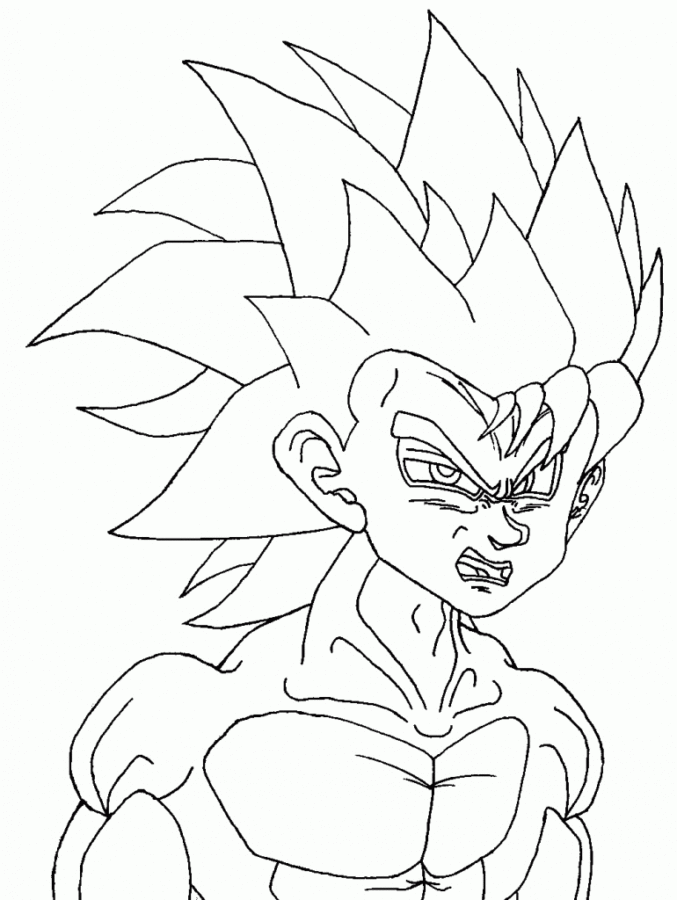 dragon ball desenhos para pintar