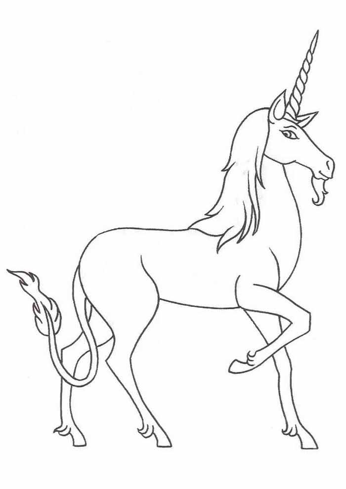 colorir imagem de unicornio bonito