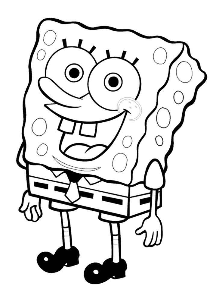 Bob Esponja para Colorir