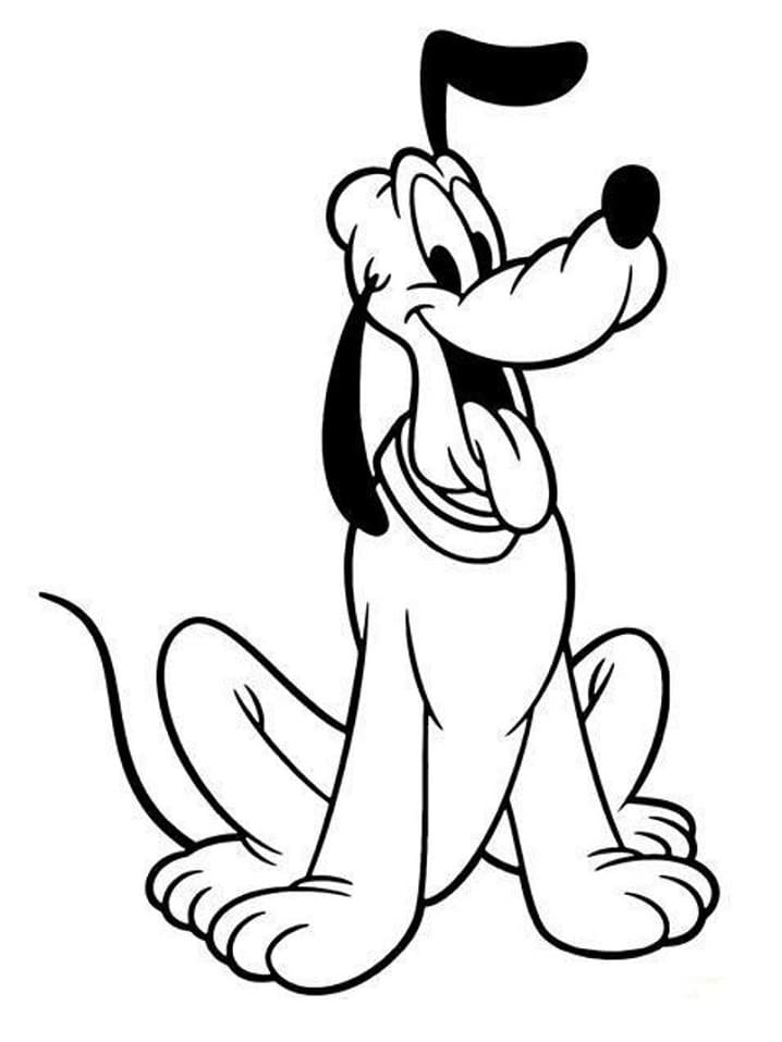 Pluto para Colorir