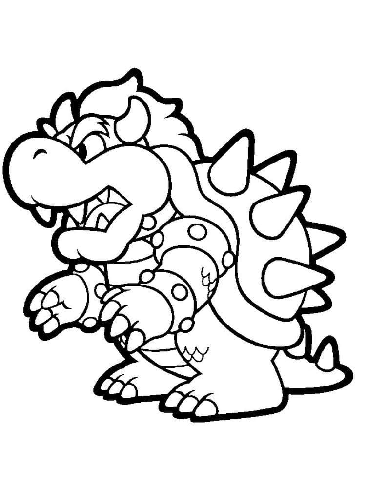 Bowser para Colorir