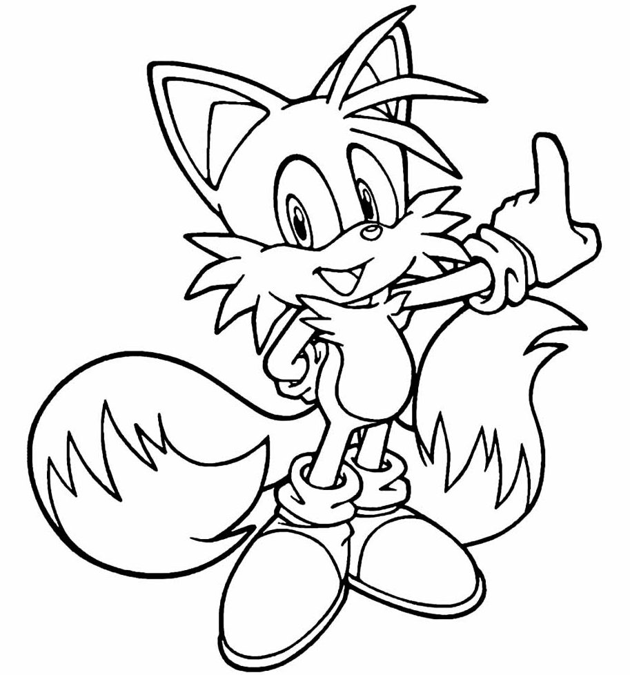 Desenhos de Tails para Colorir