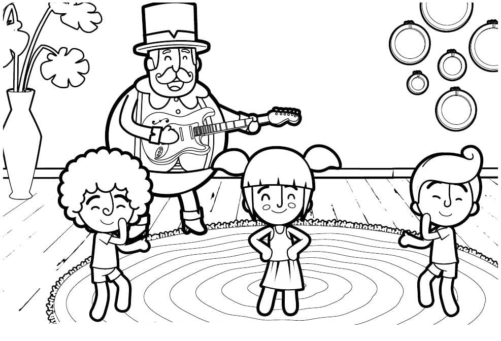 Mundo Bita para Colorir