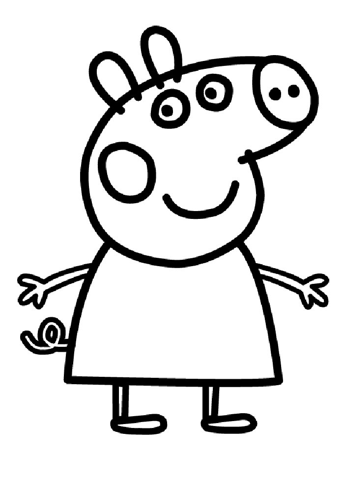 Peppa Pig para Colorir