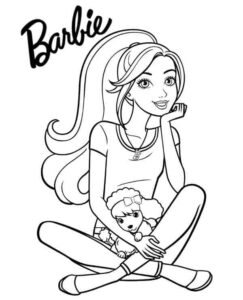 desenhos para colorir barbie