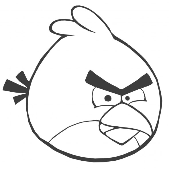 Angry Birds para Colorir