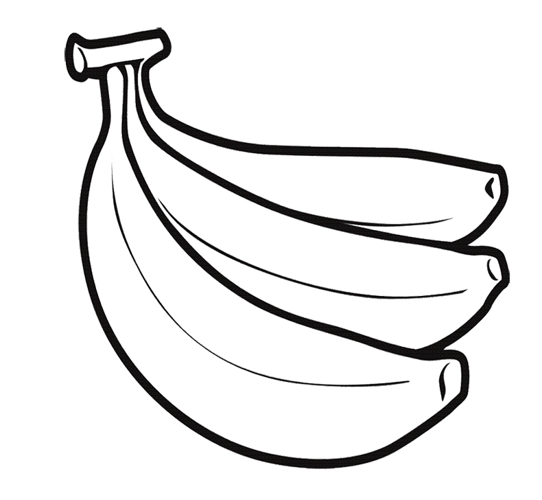 Banana para Colorir