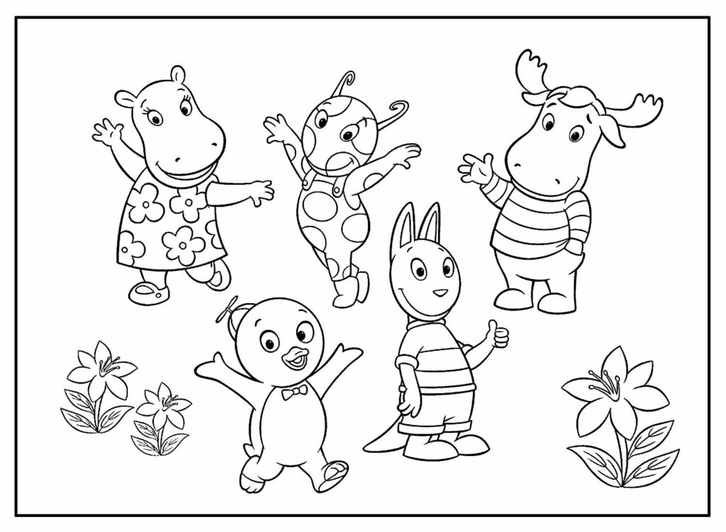 Backyardigans para Colorir