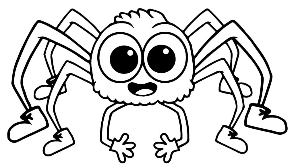 Aranhas para Colorir