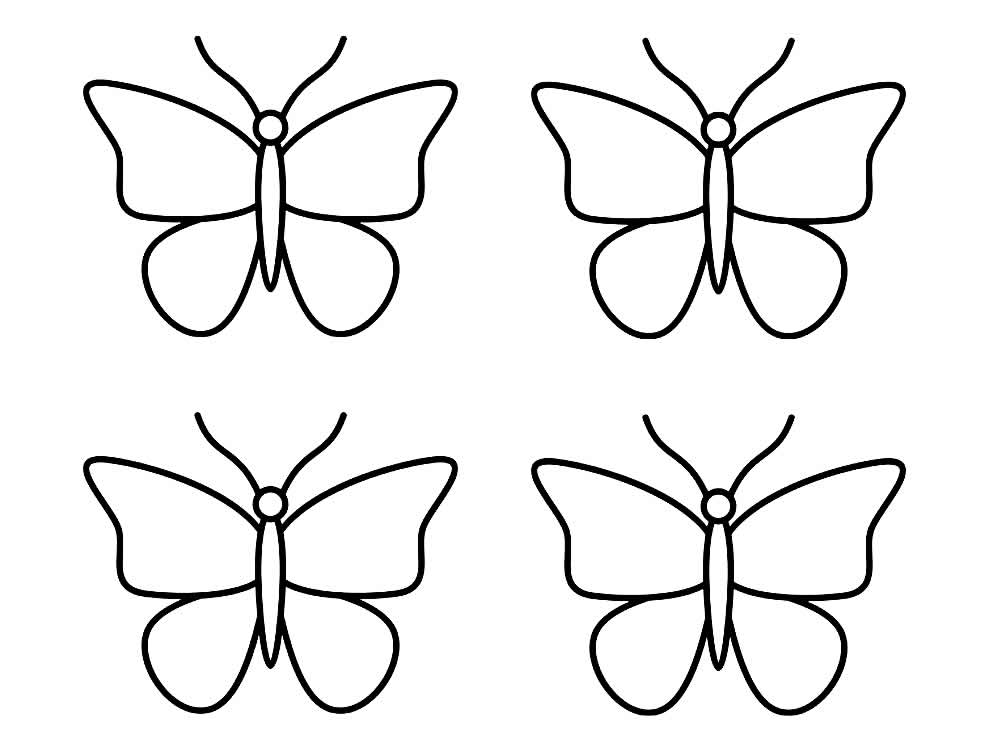 Moldes de Borboleta