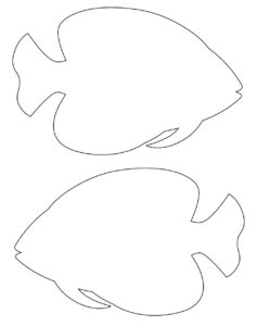 molde de peixe em eva para imprimir