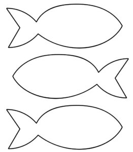 molde de peixe para imprimir