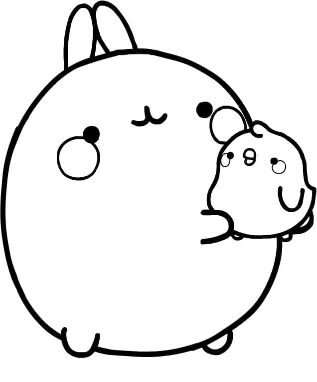 Molang para Colorir