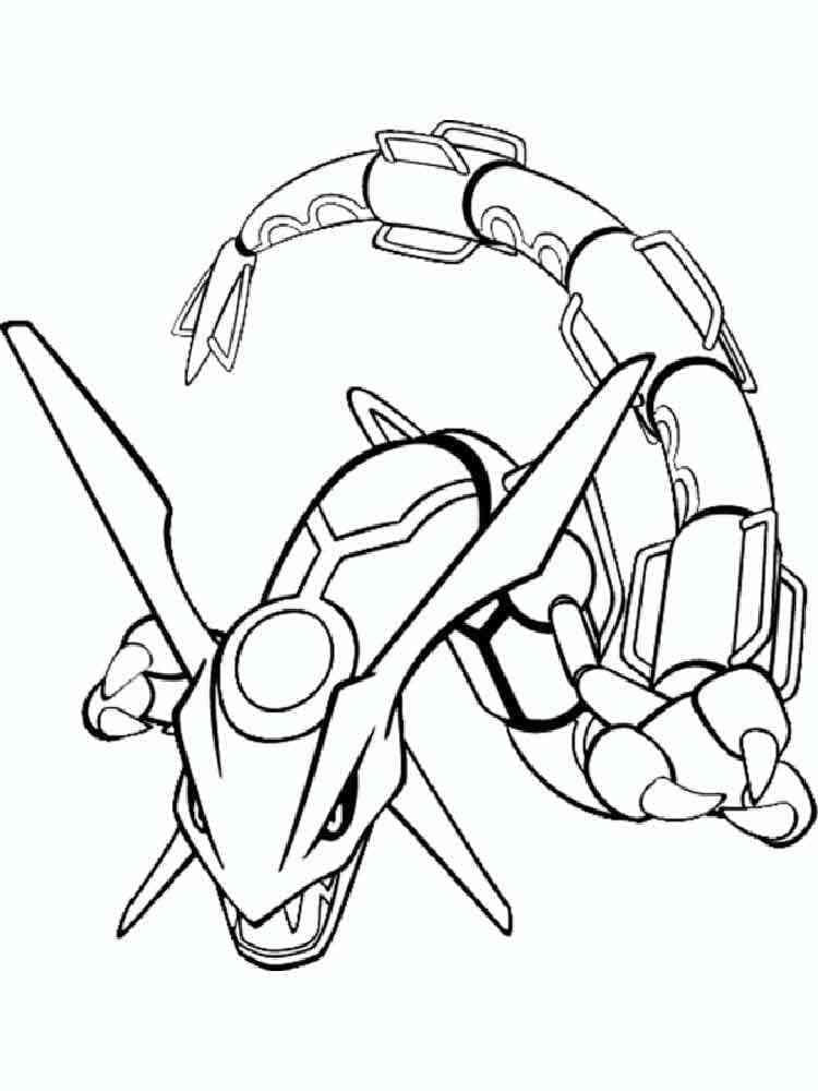 Rayquaza para Colorir