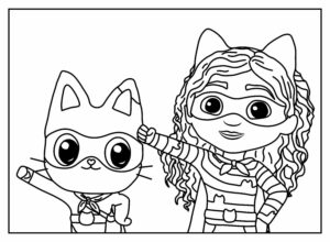 A Casa Mágica da Gabby para Colorir