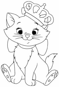 Desenhos da Gatinha Marie para Imprimir