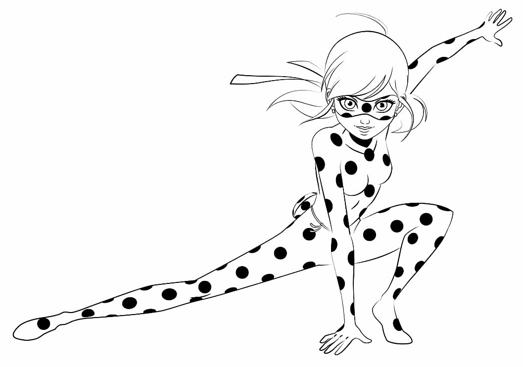 desenho para imprimir da Ladybug