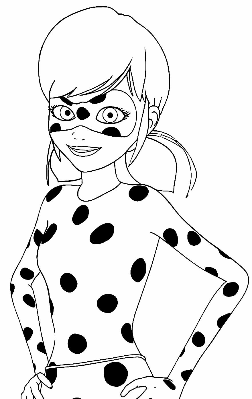 desenhos para colorir Ladybug