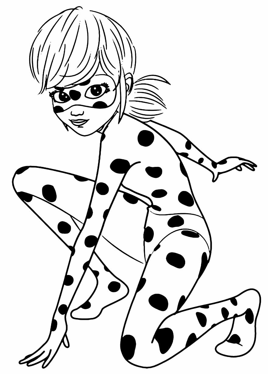 Desenhos da Ladybug para Imprimir e Colorir