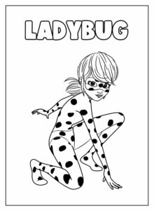 Desenhos da Ladybug para Imprimir e Pintar