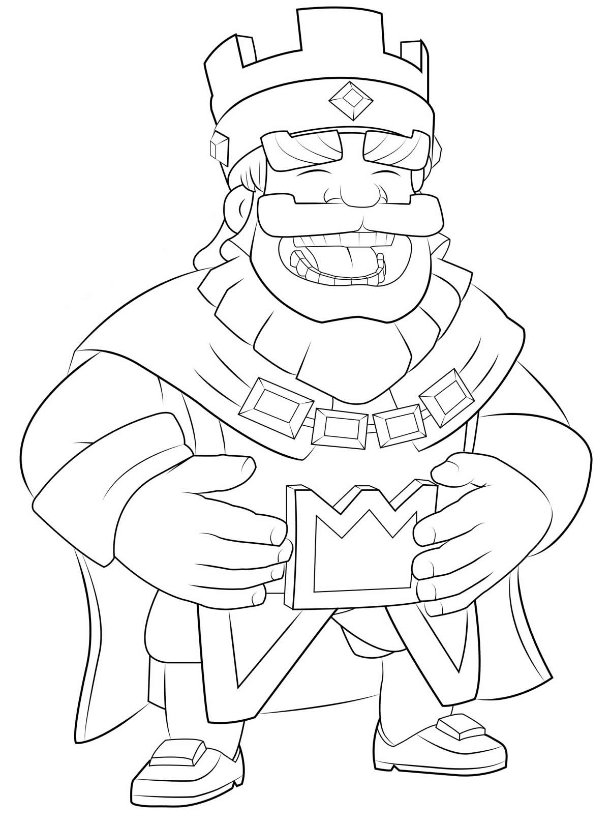 Clash Royale para Colorir