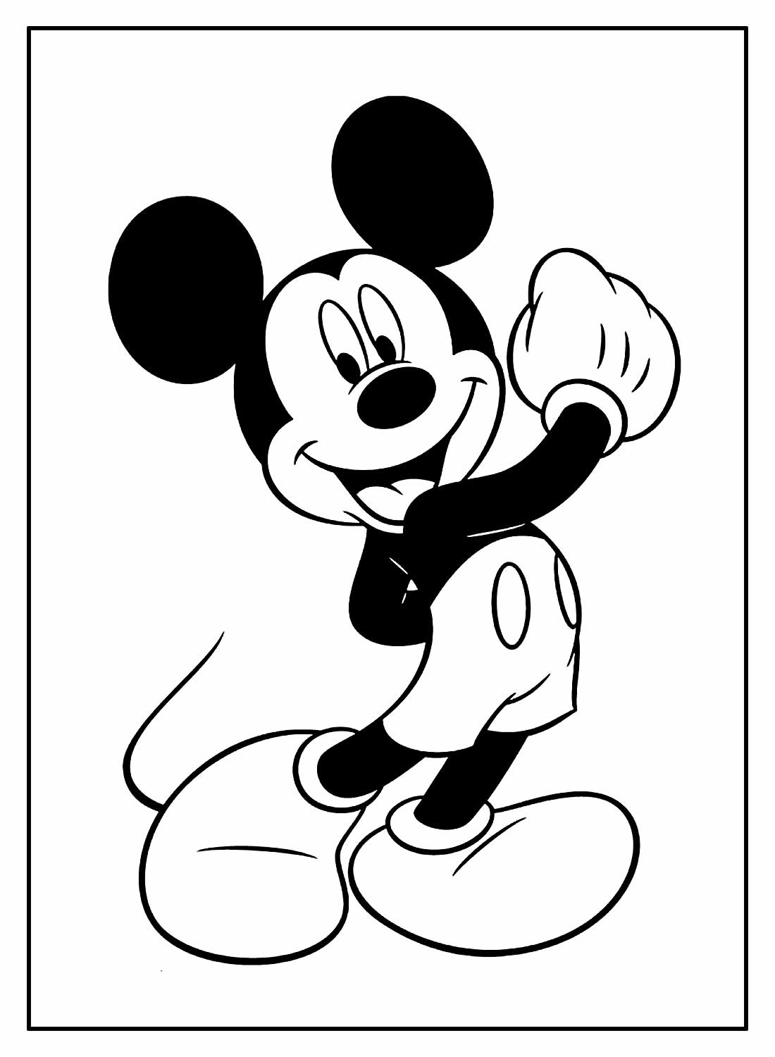 Mickey Mouse Disney para Colorir