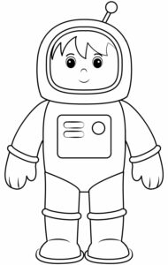 desenhos de astronauta para pintar